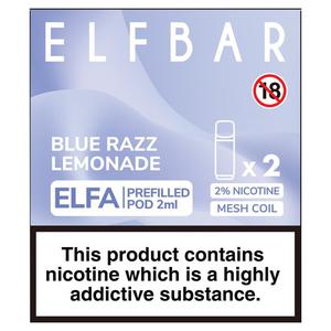 Elf Jigsaw Elf Bar Elfa Pod Blue Razz Lemonade 20mg