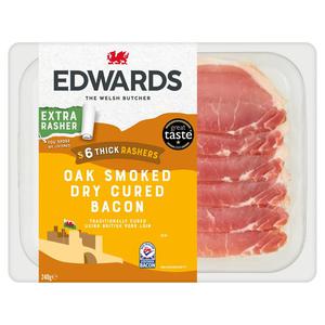 Edwards Of Conwy Thick Oak Smoked Dry Cured Bacon