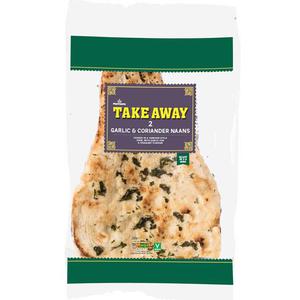 Morrisons Garlic & Coriander Naan Bread