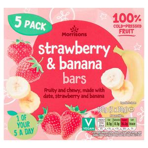 Morrisons Strawberry & Banana Bar