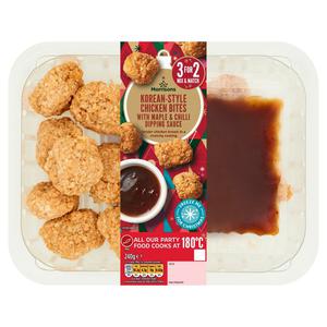 Morrisons Christmas Korean Style Chicken With Maple Chilli Sauce