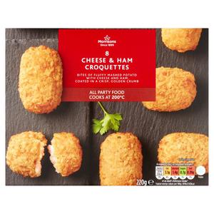 Morrisons Cheese & Ham Croquettes