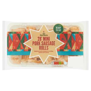 Morrisons Pork Sausage Rolls 28 Pack