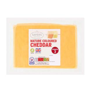 Morrisons Savers Mature Coloured Cheddar