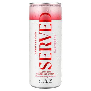 Morrisons Served Raspberry Hard Seltzer