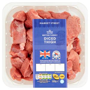 Morrisons Diced Turkey Thigh