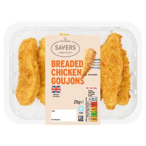 Morrisons Savers Breaded Chicken Goujons