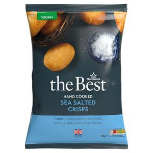 Morrisons The Best Hand Cooked Sea Salted Crisps