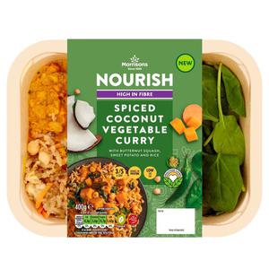 Morrisons Nourish South Indian Vegetable Curry With Rice