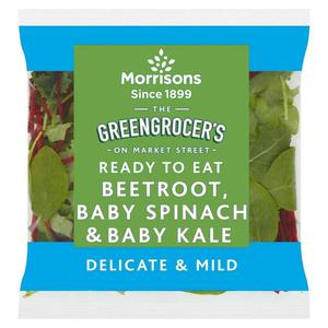 Morrisons Beetroot, Baby Spinach & Baby Kale Salad