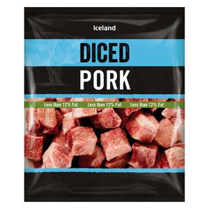 Iceland Diced Pork 650g