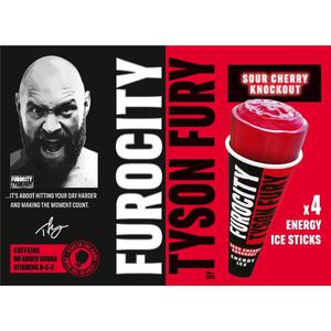 Furocity Sour Cherry Knockout 4 Energy Ice Sticks 320g