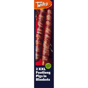 Twisted 2 XXL Footlong Pigs in Blankets 600g