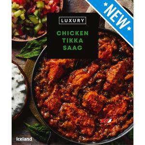 Iceland Luxury Chicken Tikka Saag 400g