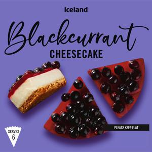 Iceland Blackcurrant Cheesecake 460g