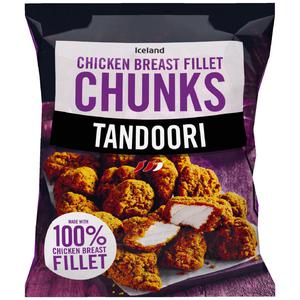 Iceland Tandoori Chicken Breast Fillet Chunks 450g