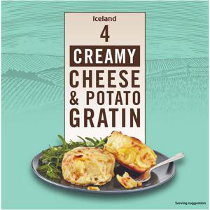 Iceland 4 Cheese & Potato Creamy Gratins 480g