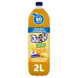 Jucee Orange, Lemon & Pineapple Double Strength 2 Litre