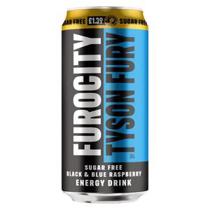 Furocity Black and Blue Raspberry Energy Drink Sugar Free 500ml