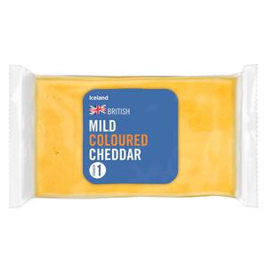 Iceland Mild Coloured Cheddar 400g