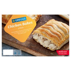 Greggs 2 Chicken Bakes 306g