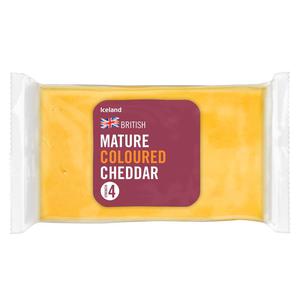 Iceland Mature Coloured Cheddar 400g