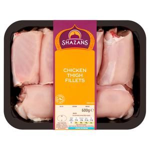 Shazans Chicken Thigh Fillets 600g