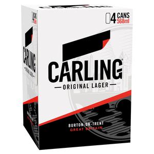 Carling Original Lager Beer 4 x 568ml