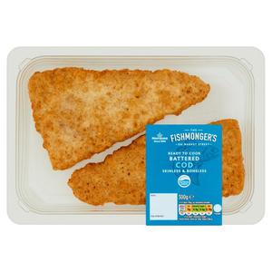 Morrisons Market St Battered Cod Fillets