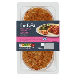 Morrisons The Best Chunky Thai Salmon & Prawn Fishcakes