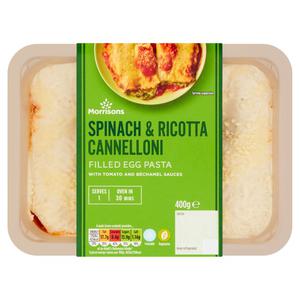 Morrisons Spinach & Ricotta Cannelloni