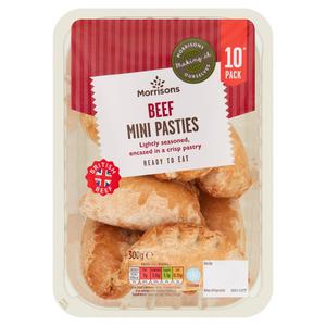 Morrisons 10 Mini Beef Pasties