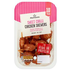 Morrisons 10 Sweet Chilli Chicken Satays