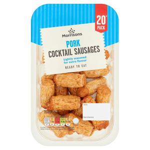 Morrisons Pork Cocktail Sausages 20 Pack