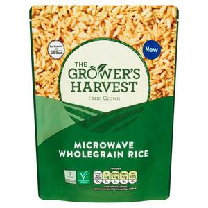 Growers Harvest Microwave Wholegrain Rice 250G