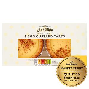 Morrisons Market Street Egg Custard Tarts