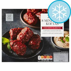 Tesco 8 Mini Lamb Koftas 180G