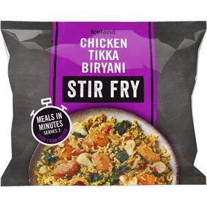 Iceland Meal in a Bag Chicken Tikka Biryani Stir Fry 750g