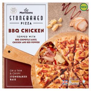 Morrisons Stonebaked BBQ Chicken Pizza