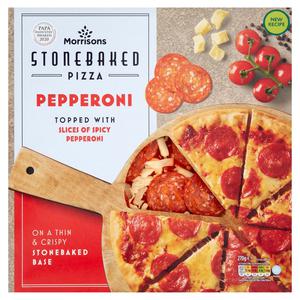 Morrisons Stonebaked Pepperoni Pizza