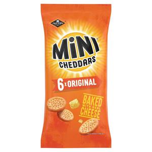 Jacob's Mini Cheddars Original 6 X 23G