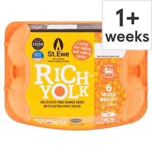 St.Ewe Rich Yolk Free Range Eggs 6 Pack