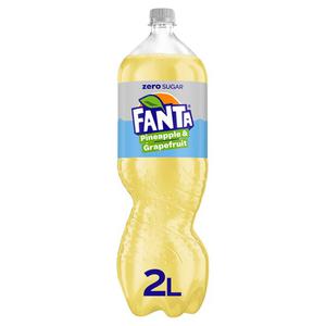 Fanta Pineapple & Grapefruit Zero Sugar 2 Litre