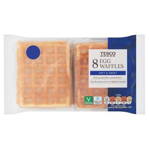 Tesco 8 Egg Waffles 200G