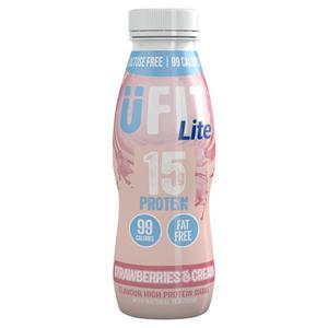 UFIT Lite Protein Shake Drink Strawberries & Cream