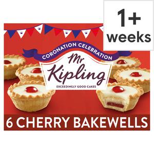 Mr Kipling Cherry Bakewells 6 Pack