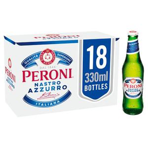 Peroni Nastro Azzurro Lager Beer 18X330ml