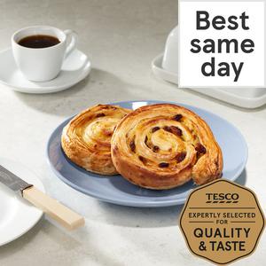 Tesco All Butter Pain Au Raisin 2 Pack