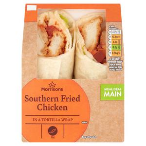 Morrisons Southern Fried Chicken Wrap