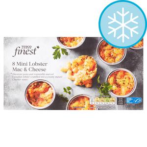 Tesco Finest 8 Mini Lobster Mac & Cheese 160G